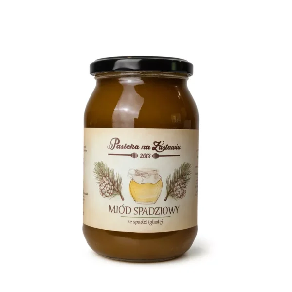 miód spadziowy z drzew iglastych