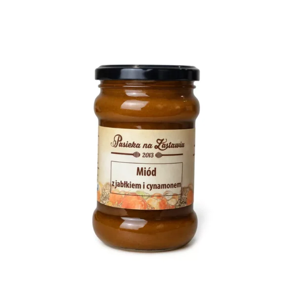 Miód z jabłkiem i cynamonem