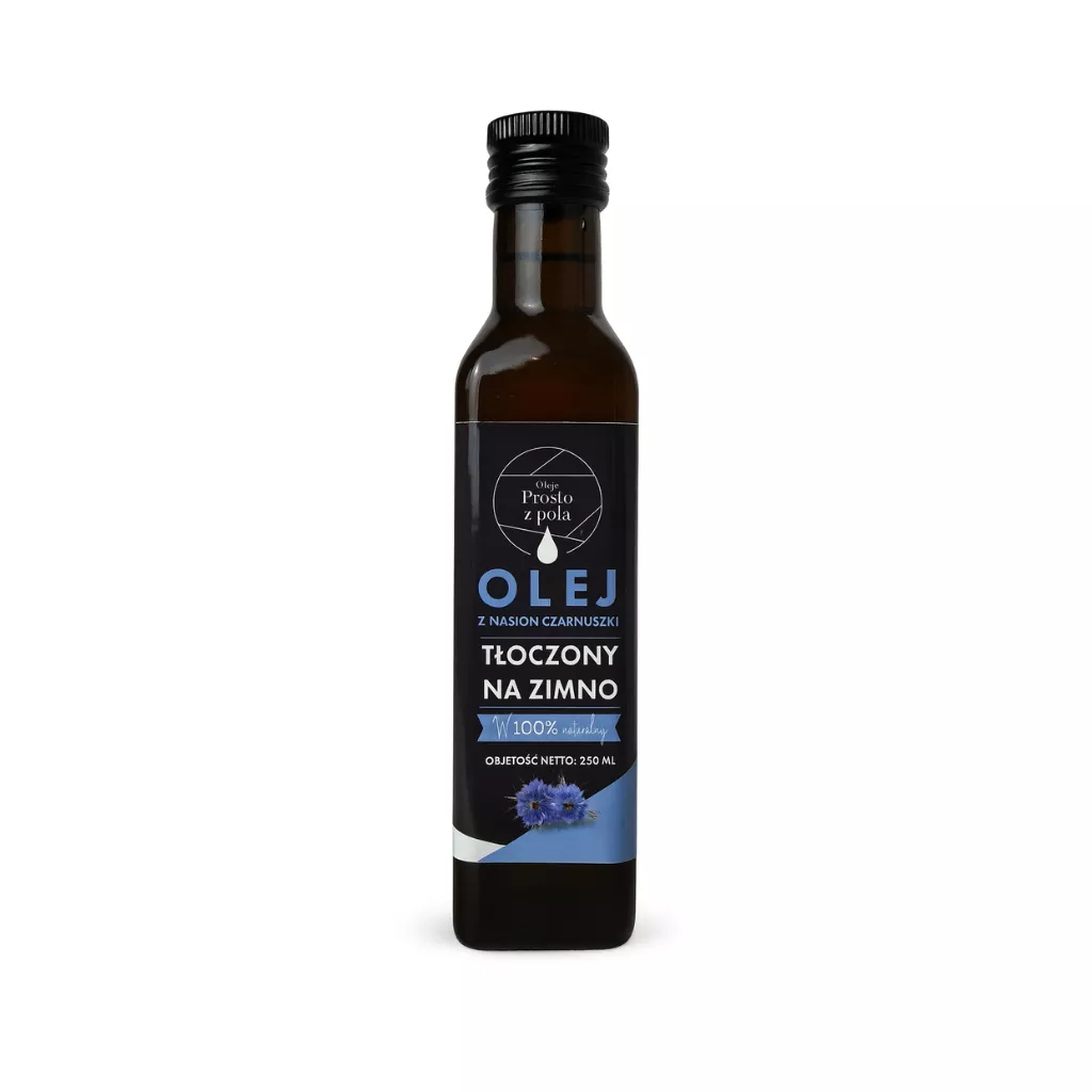 Olej z czarnuszki tłoczony na zimno