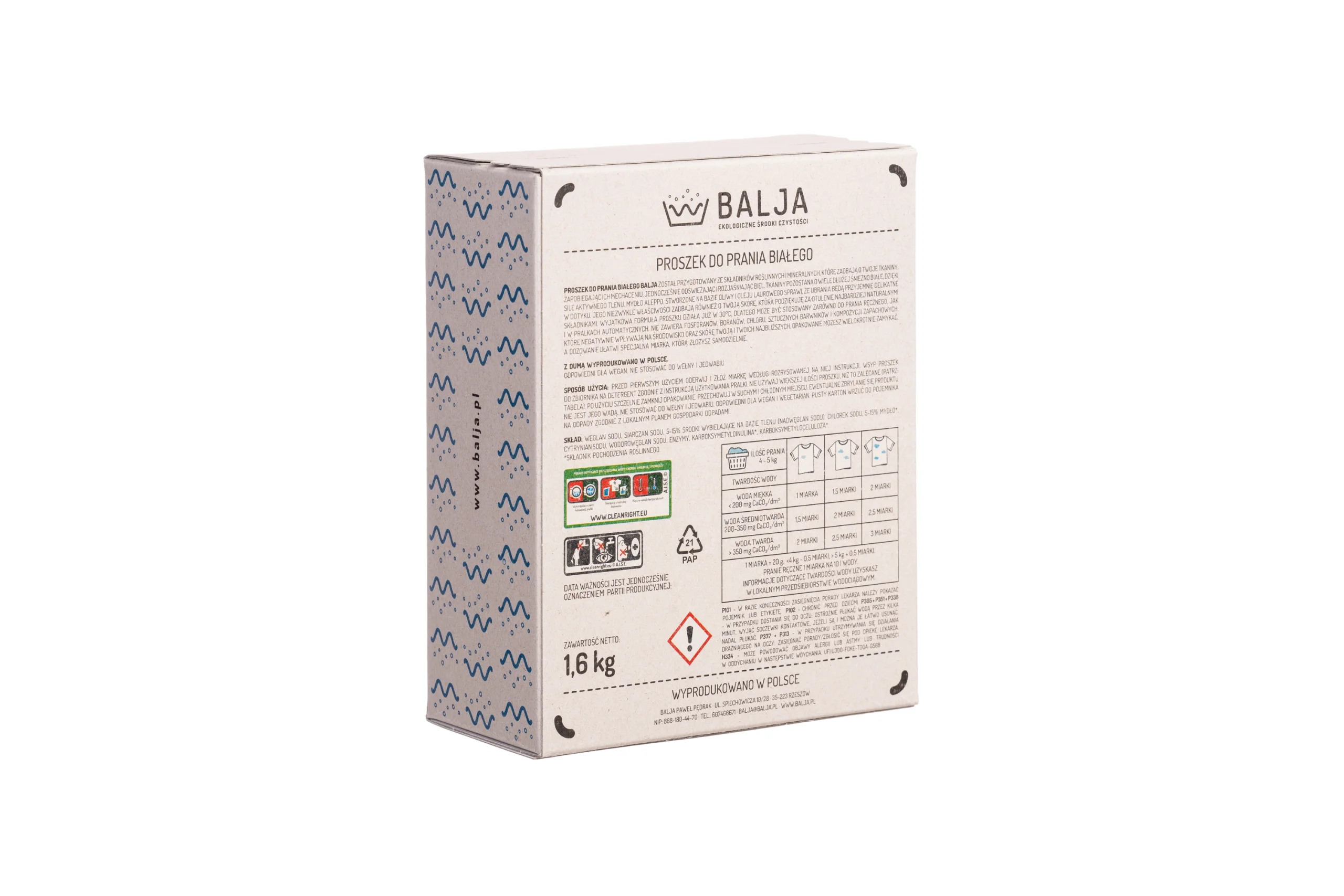 Proszek do prania białego