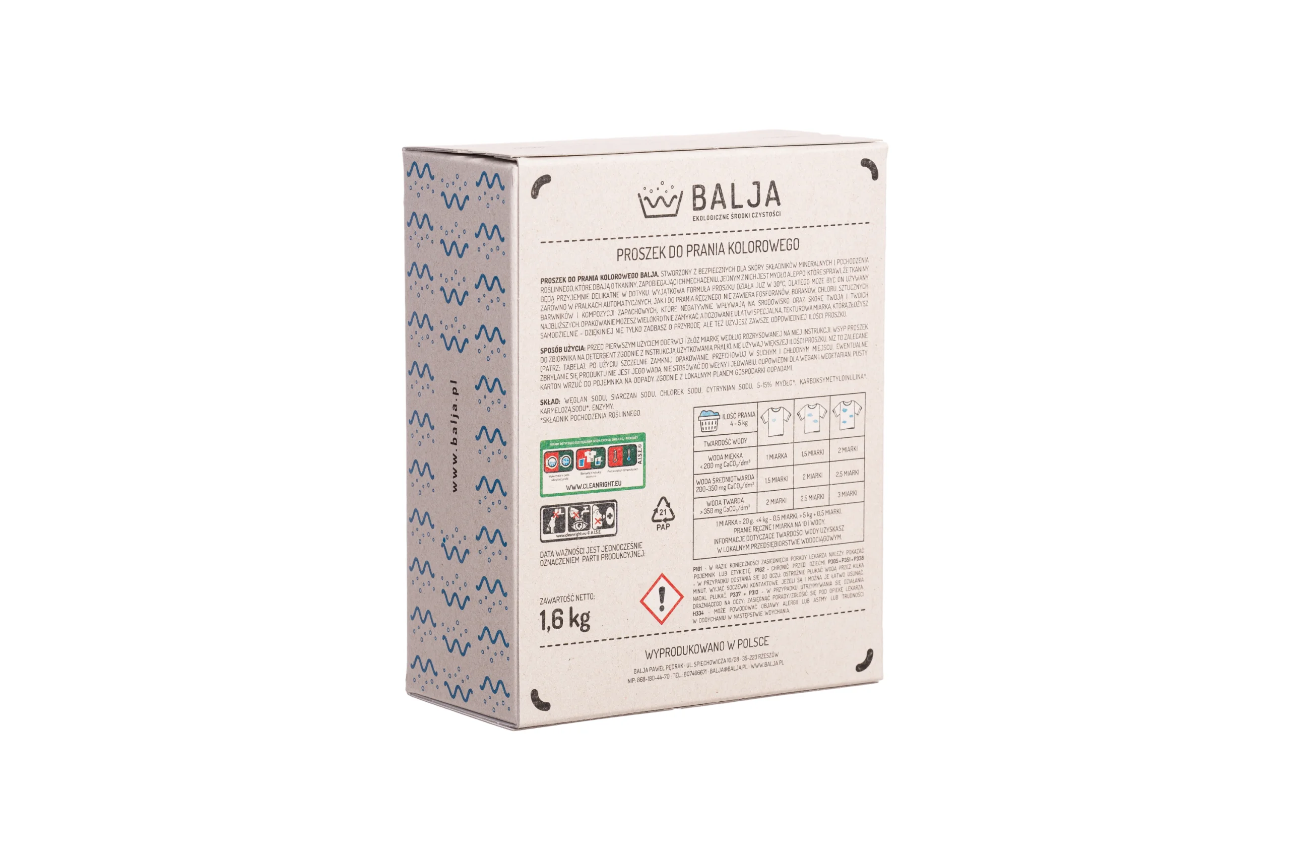 Proszek do prania kolorowego